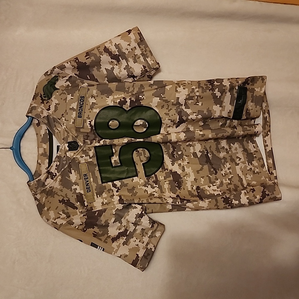 MILLER NFL ARMY JERSEY WORN ONCE